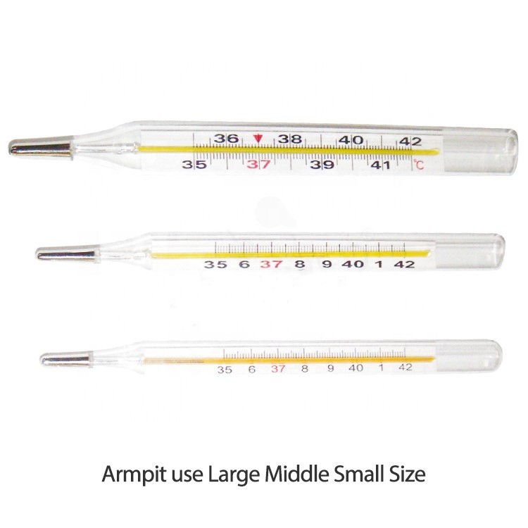 small mercury termometer 3 small mercury termometer 3